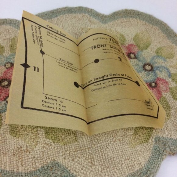 Vtg Butterick Pattern 7545 Trim Box Jacket Slim Fitted Skirt Cut 36" Bust 1950s - Picture 10 of 12